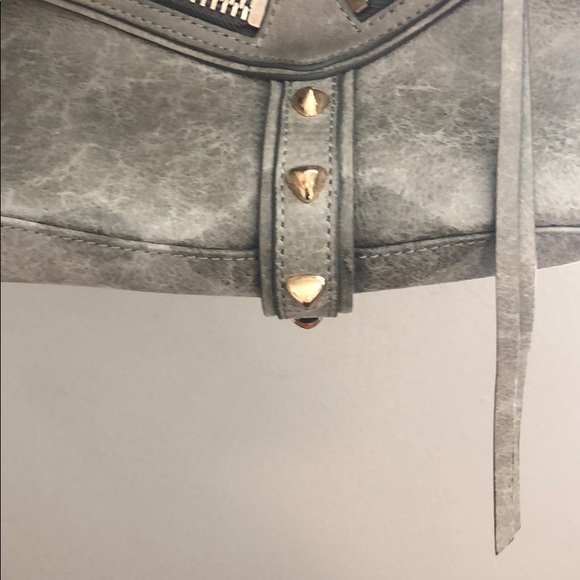 Botkier Gray Leather Shoulder Bag - Picture 4 of 4